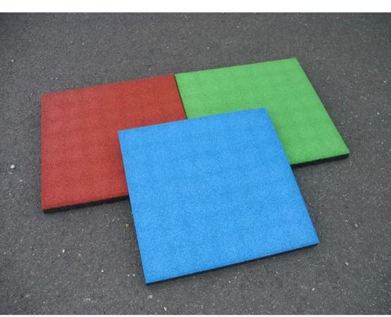  Dalle de sol amortissante Crèche &amp; Halte garderie - 100 x 100 cm - Equipement de plein air