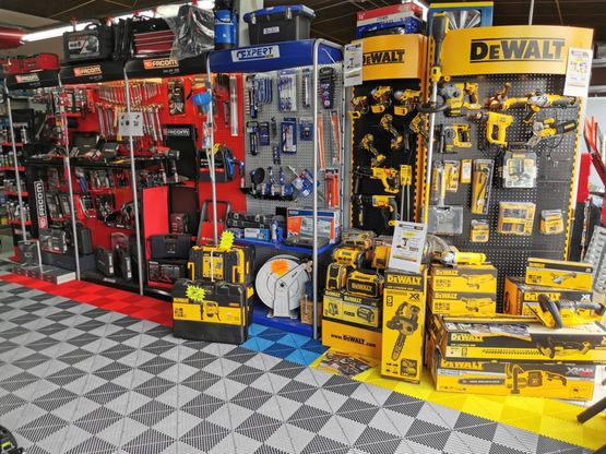  Dalle de sol pour magasins | POLYDAL Damier Pro48 - POLYDAL