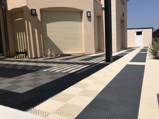  Dalle de sol pour terrasse POLYDAL Damier Pro48 - POLYDAL