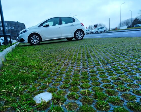 Dalle de stabilisation alvéole renforcée à engazonner ou gravillonner pour parking drainant | Alvéole / Stab