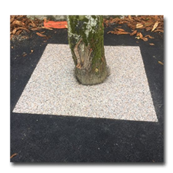  Dalle drainante en résine et granulats de Marbre roulé | Eurofix H Espaces Verts - Sol à base de résine