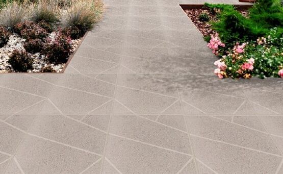 Dalle sablée décorative en béton moulé aspect pierre | Linea - produit présenté par EDYCEM BPE