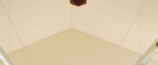  Dalles acoustiques de plafond en deux épaisseurs | Rockfon Ekla Th 40 / Rockfon Ekla Th 80  - Plafonds suspendus en fibre minérale