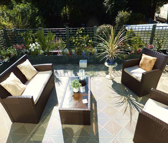 Dalles BERGO de terrasses - marque Suédoise - garantie 10 ans | MOSAIK CREATION - Dalles pour jardin et terrasse