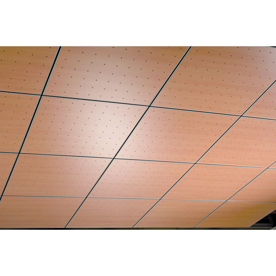 Dalles de plafond aspect bois  Thermatex Varioline Bois - KNAUF Ceiling  Solutions