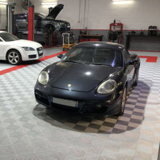  Dalles de sol pour atelier  | POLYDAL Damier Pro 48 - Dalles vinyle ou PVC