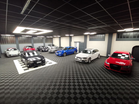  Dalles de sol pour showroom | POLYDAL Damier Pro48 - POLYDAL