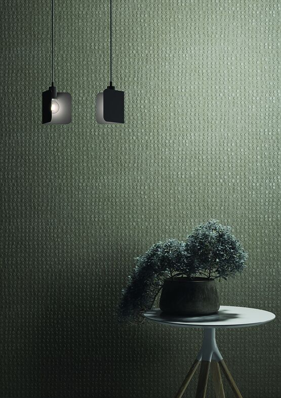  Dalles en grés cérame aspect béton en deux formats pour carreler sols et murs | Duo - Carrelage en grès (cérame, porcelainé, émaillé, etc.)
