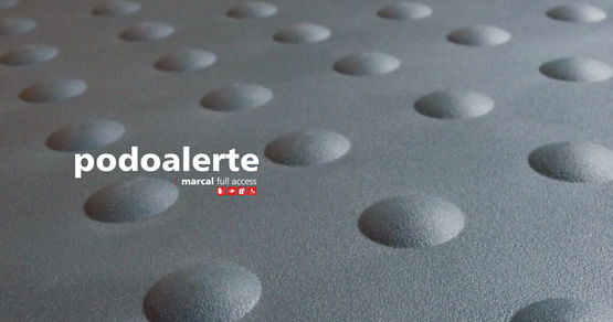  Dalles podotactiles | Podoalerte - MARCAL SIGNALÉTIQUE