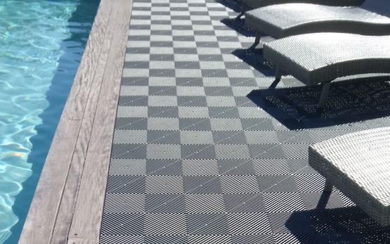  Dalles PVC clipsables | POLYDAL Damier Pro48 - Dalles vinyle ou PVC