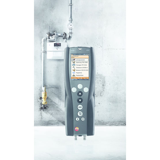 Débitmètre pour installations de gaz ou d&#039;eau | Testo 324