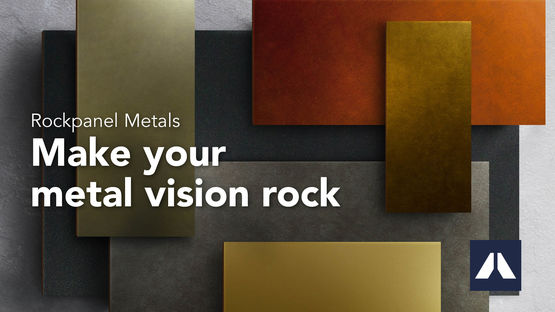  Découvrez la nouvelle gamme Rockpanel Metals  - Bardage en aluminium