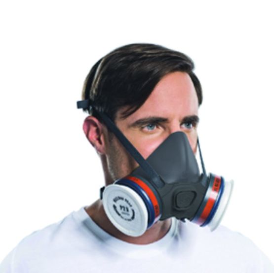 Demi-masque filtrant en silicone pour ambiances extrêmes - MOLDEX