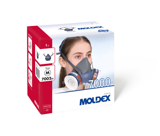  Demi-masque, pièce faciale en TPE Taille M  - Masques et équipements de protection respiratoire