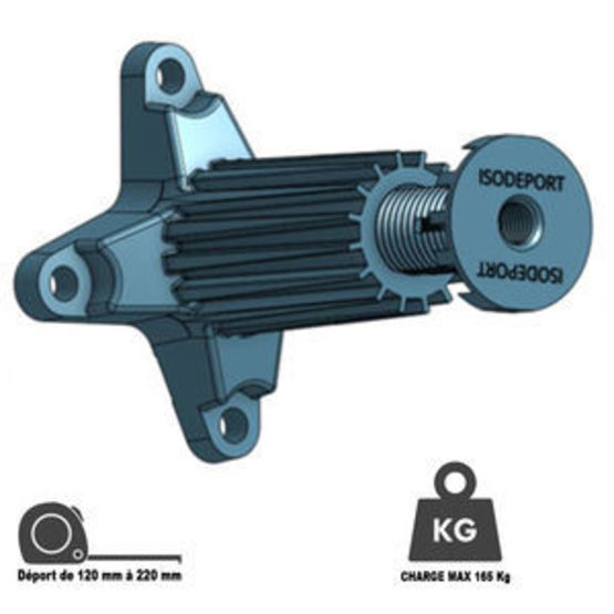 Déport universel de charge moyenne à lourde à rupture de pont thermique ISODEPORT RT+ GEOTECHNIC