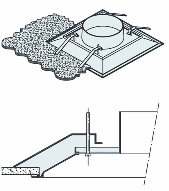  Diffuseur carré à plaque unique, standard (montage en saillie) ou dalle (594x594) | SITE012147 - PROSYNERGIE