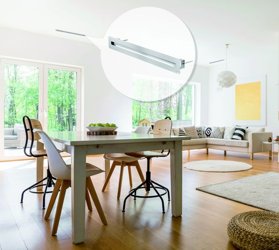 Diffuseur d&#039;air extra-plat design pour mur ou plafond | Comfogrid Linea