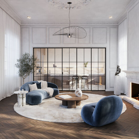 divina - porte coulissante simple &amp; double - produit présenté par ARLU