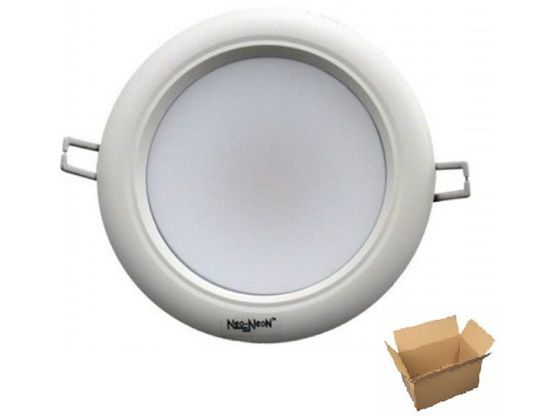Downlight LED à encastrer au plafond rond opaline 7W/11W en lot de 3 à 100 pièces