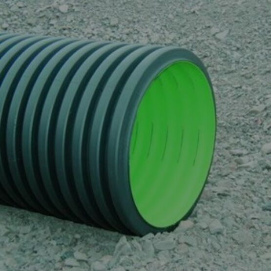  Drain routier à double paroi en PEHD et classe de résistance SN8 | Aquadrain   - HEGLER