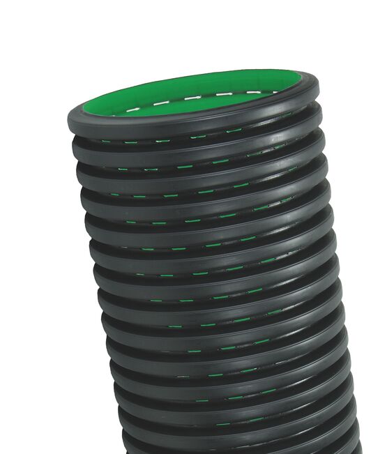 Drain routier à double paroi en PEHD et classe de résistance SN8 | Aquadrain   - produit présenté par HEGLER
