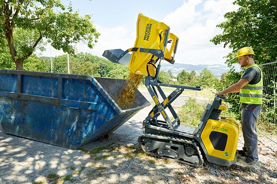 Dumper sur chenille électrique en vente ou en location | 1T - produit présenté par AURAMA
