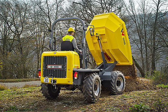  Dumper sur pneus à moteur en vente ou en location | 5 T - Équipement de préhension et de manutention