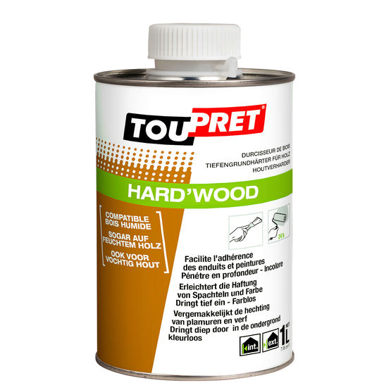 Durcisseur pour bois extérieurs endommagés | Toupret Hard&#039;Wood