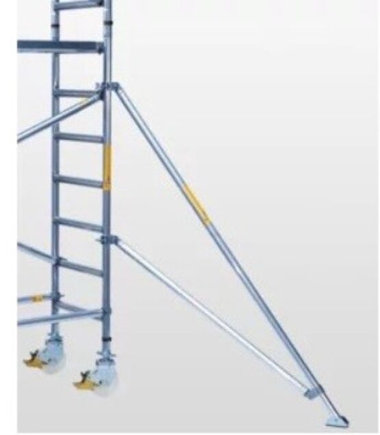 Échafaudage aluminium roulant avec stabilisateurs rabattables et réglables | GENTNER ET FILS - produit présenté par GENTNER ET FILS