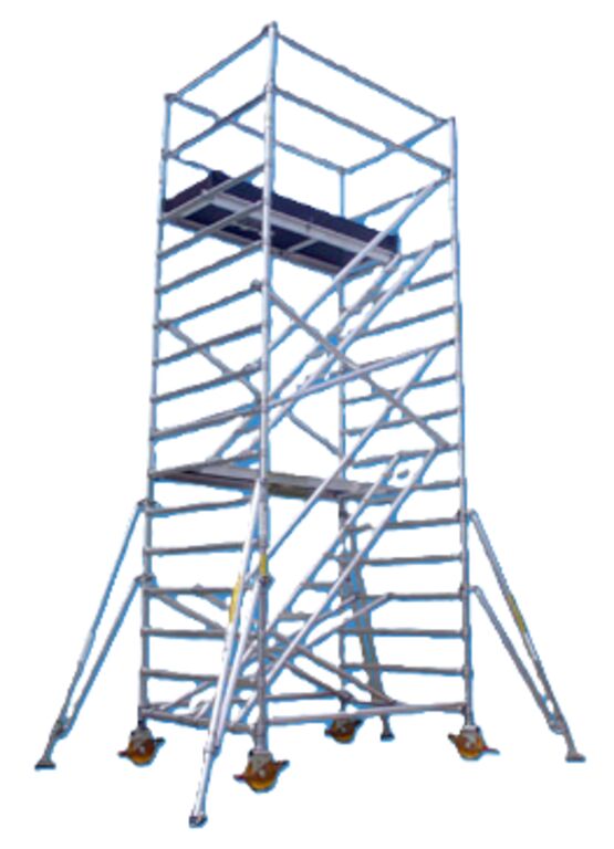  Échafaudage roulant double largeur | Coffralu 300 conforme EN 1004 - COFFRALU GROUPE