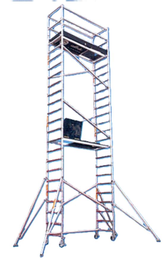 Échafaudage simple largeur | Coffralu 300 en aluminium serti à froid