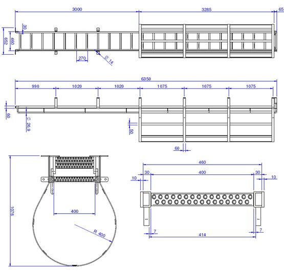 Échelle Fixe (crinoline) Aluminium