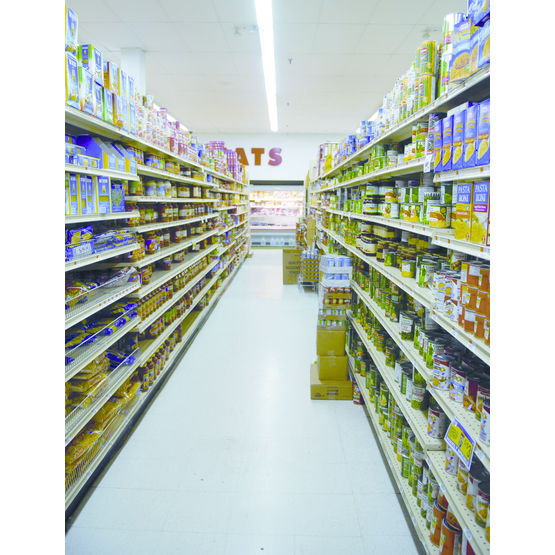 Éclairage linéaire à tubes fluorescents pour supermarché | FTS - T5