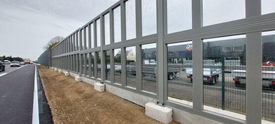 Ecran acoustique transparent absorbant/isolant | TRA 01 - MICE