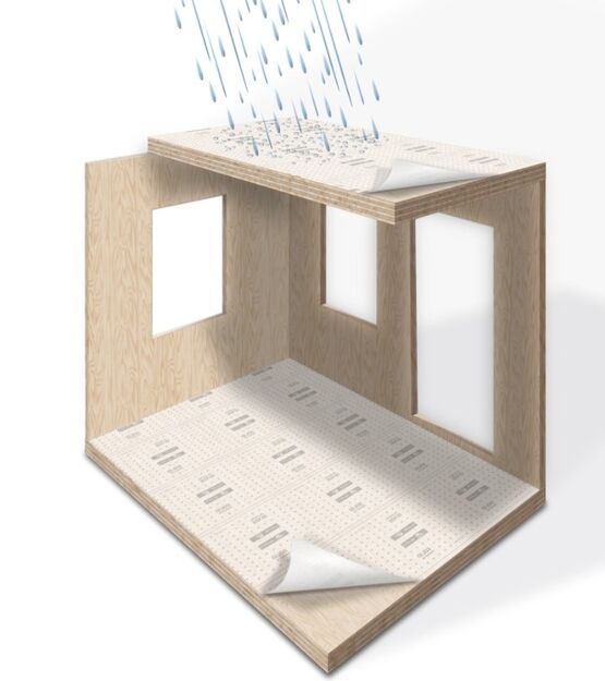 Ecran de protection frein-vapeurautocollant pour bois de construction, | Solid Protect BS - produit présenté par BWK