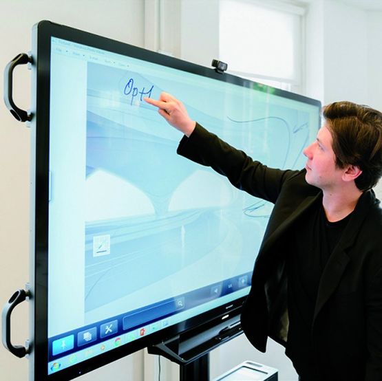 Ecran LCD Ultra HD interactif pour salle de réunion | Big Pad 4K