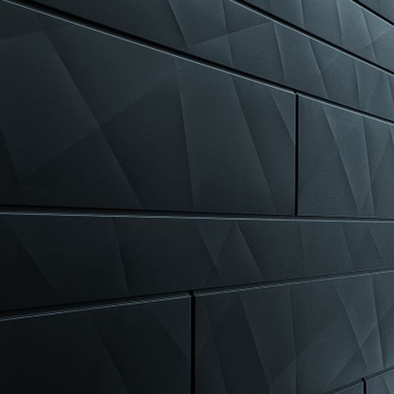 Elément de façade en aluminium à plis irrégulier | Siding X