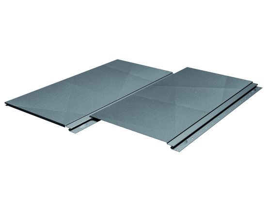  Elément de façade en aluminium à plis irrégulier | Siding X - Bardage en aluminium