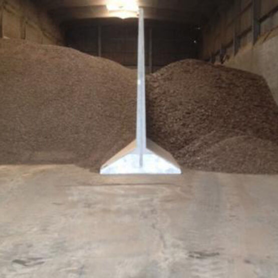 Elément en béton pour stockage couvert de céréales ou autres produits agroalimentaires | T Céréales - produit présenté par CBS BETON NV