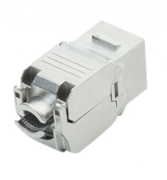  Embase blindée RJ-45 CAT. 6A pour câble monobrin ou multibrin - EXERTIS CONNECT