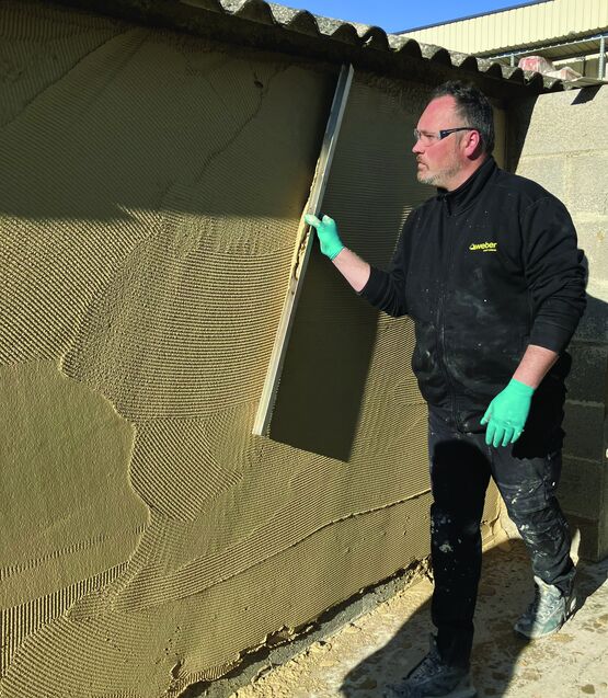 Enduit d'imperméabilisation de façade monocouche allégé à grain fin | Weber Evolite