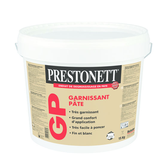 Enduit de dégrossissage en pâte pour l&#039;intérieur | Prestonett GP - Garnissant Pâte