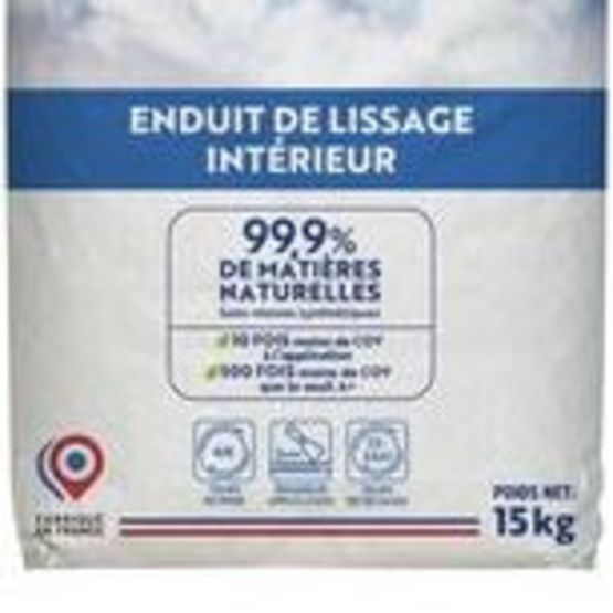  Enduit de lissage intérieur en poudre à base de matériaux naturels | Semin 99 - SEMIN