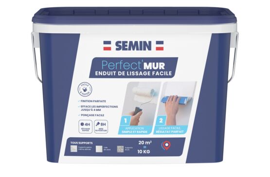  Enduit de lissage | Perfect'mur  - Enduits et produits pour préparation des fonds