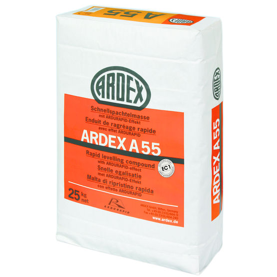 Enduit de ragréage autolissant pour rénovation de sols intérieurs | Ardex A 55