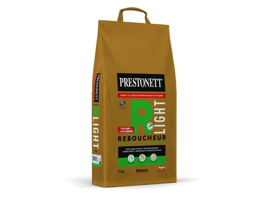 Enduit de rebouchage en poudre à formulation allégée de 40 % | Prestonett R Light - produit présenté par BEISSIER