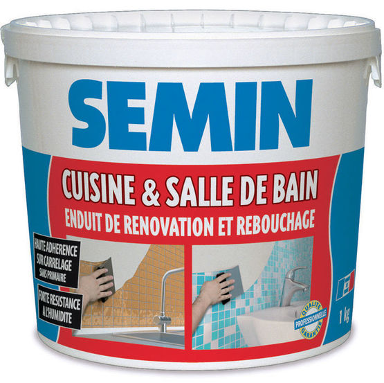 Enduit de rénovation et rebouchage | CUISINE ET SALLE DE BAIN