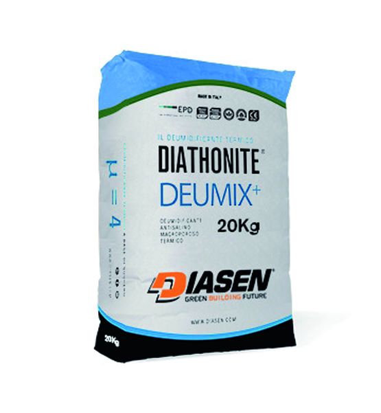 Enduit déshumidiant thermique antisalpêtre | Diathonite Deumix+
