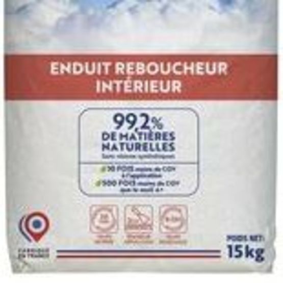  Enduit en poudre  à base de matières naturelles pour rebouchage intérieur | Semin 99 Reboucheur - SEMIN