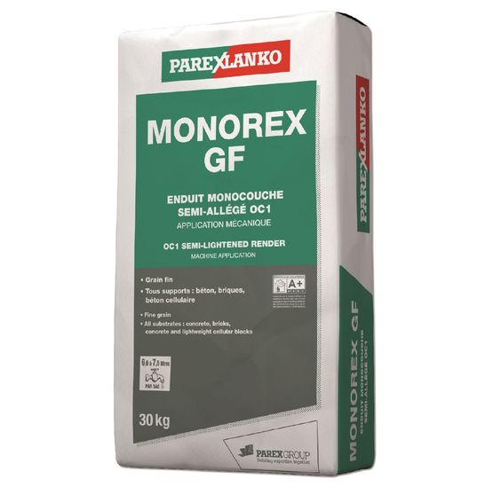 Enduit monocouche semi-allégé pour l’imperméabilisation des parois | MONOREX GF